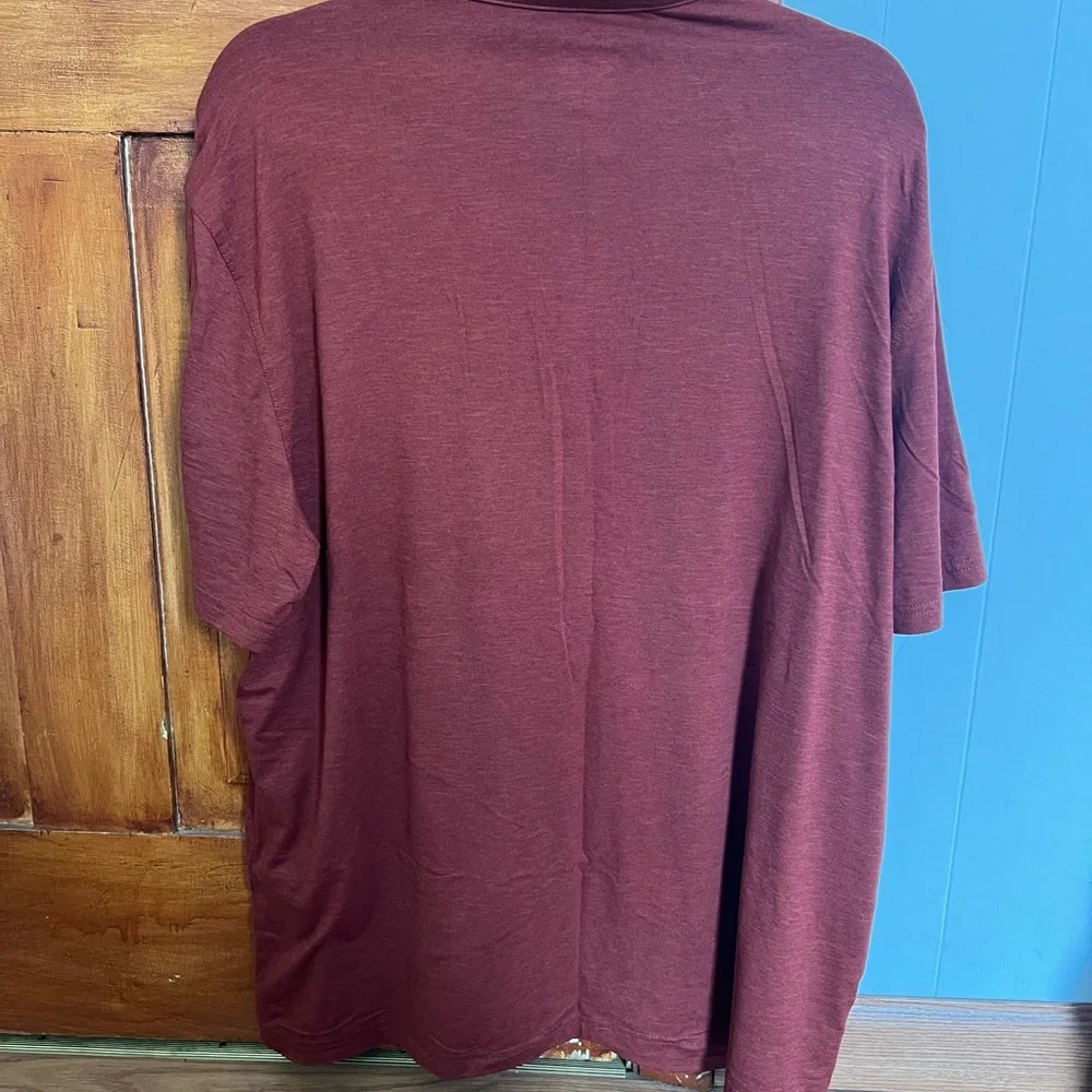 G.H. Bass & Co. Burgundy Polo Shirt - Picture 2 of 4